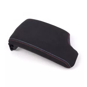 1x Alcantara Armrest Center Console Cover For BMW 3 Series E90 E92 E93 2005-2012 - Picture 1 of 7