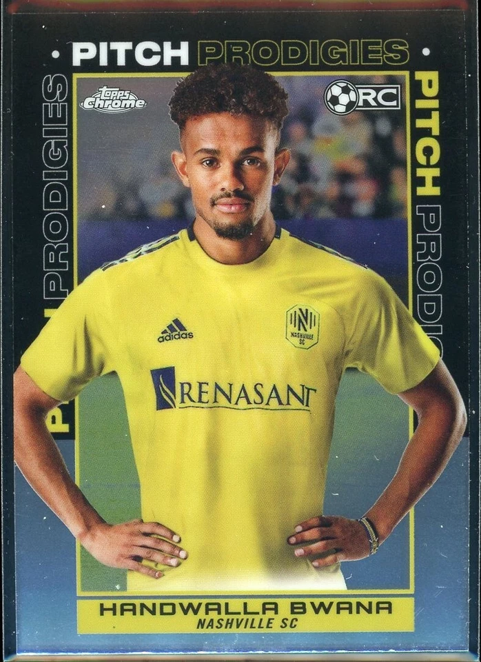 2021 Topps Chrome MLS Handwalla Bwana RC Pitch Prodigies Refractor - Image 1 of 1