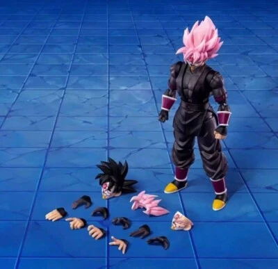 custom 1/12 shf Black Goku Zamasu goku Action Figure Demoniacal Fit