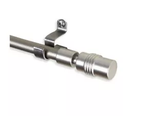 Rod Desyne Fass 7/16 Zoll Cafe einzelne Gardinenstange 18 Zoll bis 28 Zoll in Satin - Bild 1 von 2