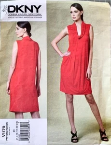 VOGUE 1179 DKNY Pullover Dress Sewing Pattern. Size 14-16-18-20-22. - Picture 1 of 2