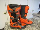 Pre-owned Fly Racing Maverick Boots Men's Size 10 Red/Black 104096