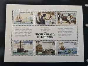 Pitcairn Islands 1989 The Mutiny On The Bounty $5.4 m/s MUH D8 - Bild 1 von 1