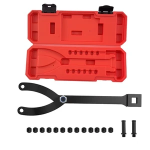 15pc Adjustable Pin Spanner Kit for Vehicle 1/2" Drive 3.2-12.7cm Steel Tools - Picture 1 of 11