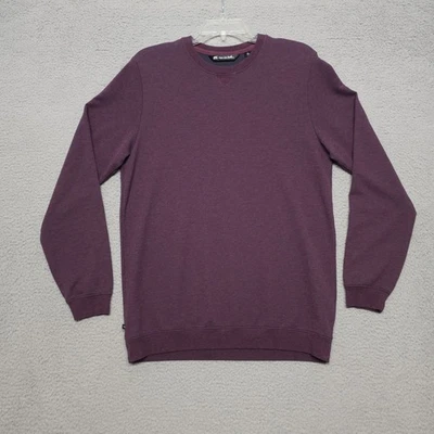 Travis Mathew Fink Crew Neck Sweater Men's Medium 1MV346 Heather Plumb Purple - Image 1 of 4