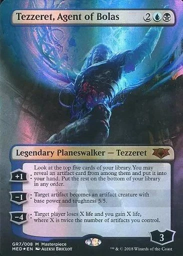 Tezzeret Agent of Bolas Magic the Gathering Myth R Foil Used - Image 1 of 1