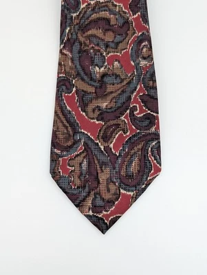 56 «x 4» CARLOS TOMASINI абстрактный шелковый галстук | короткий и широкий винтажный мужской моды - Изображение 1 из 4