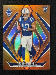 2024 Panini Phoenix - Rookies Adonai Mitchell #153 (RC) Orange Fade - Picture 1 of 2