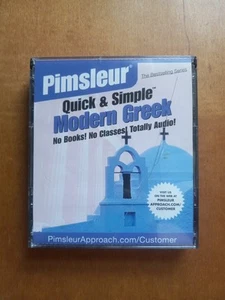 Pimsleur Modern Greek Quick & Simple Course 4 CD Set CIB Complete - Picture 1 of 14