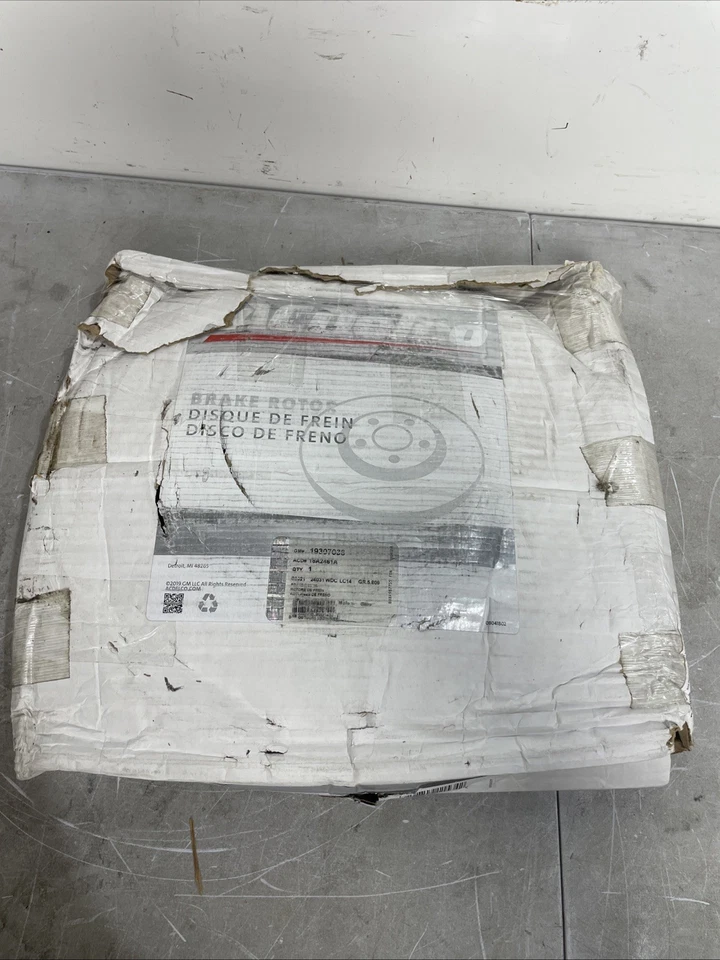 Rotor de freno delantero ventilado plateado ACDelco 18A2461A para Ford Expedition 2007-2025 Foto 1 de 3