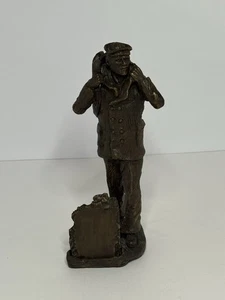 "Escultura Rod Mench 12"" - Figura de arte firmada grabada con letrero de piedra extraíble - Rara" - Imagen 1 de 11