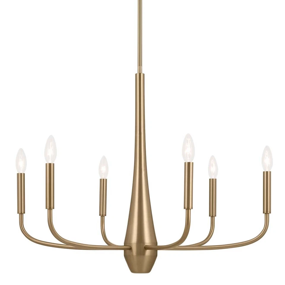 Kichler Lighting 52525CPZ Deela Chandelier Champagne Bronze