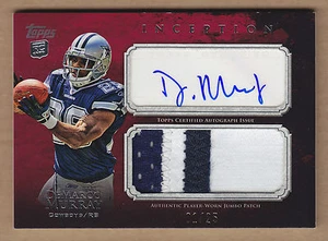 11 2011 Topps Inception RED DeMarco Murray 4C Break JSY Patch Auto RC #'d 1/25 - Bild 1 von 1