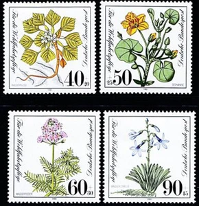 Germania 1981 Fiori Nuovo senza Linguella Alberi - Foto 1 di 1