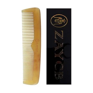 Buffalo Horn Fine Tooth Comb - Anti-Static Hair Comb - Hair Styling Detangling C - Picture 1 of 5
