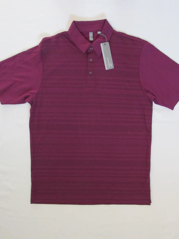 NUEVO POLO PARA HOMBRE ASHWORTH GOLF ESTAMPADO PANEL FRONTAL, TALLA MEDIANA, ELIGE UN COLOR Foto 1 de 1