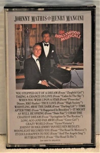 JOHNNY MATHIS / HENRY MANCINI "The Hollywood Musicals" Cassette ColumbiaFCT40372 - Picture 1 of 5