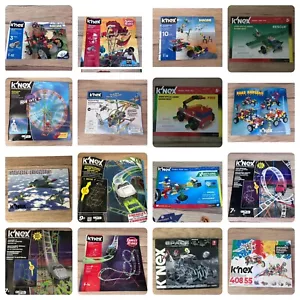 K'NEX KNEX - Choose Replacement Instructions & Model Building Manuels - Picture 1 of 32