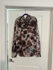 nwt mens JOSIAH Brown Mult 3xloma prps Brown Tie-Dye graphic hoodie size 3X - Picture 1 of 24
