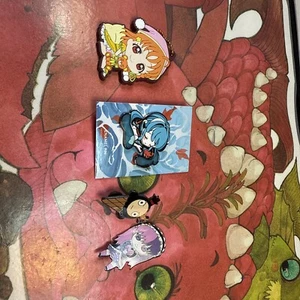 Anime Style Pins Lot Miku Chika Takami Keychain And Other Random Characters Pins - Picture 1 of 13