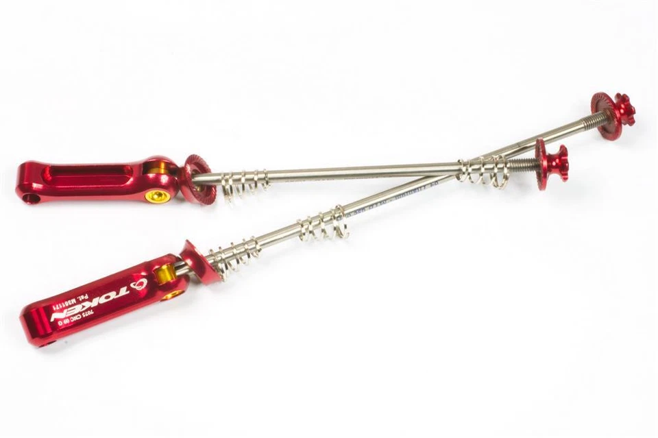 TOKEN TK2351 Super Lite Titanium MTB QR Skewer Red - Image 1 of 1