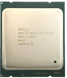 Intel Xeon E5-2687W V2 LGA2011 8Cores 16Threads 3.4GHz L3-25MB CPU Processor - Picture 1 of 4