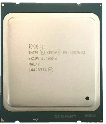 Processador Intel Xeon E5-2687W V2 LGA2011 8 núcleos 16 threads 3.4GHz L3-25MB CPU - Imagem 1 de 4
