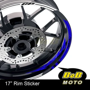 17" Rim Aqua Wheel Decals Stickers For Aprilia RSV4 / RSV4 RR 2010-2019 17 18 - Foto 1 di 21
