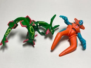 Deoxys, Rayquaza(H2.0")Pokemon Monster Tomy 2003 Keychain Collection Figure Toy. - Bild 1 von 5