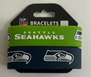 NFL Seattle Seahawks Rubber Silicon Bracelet Wristband -NEW - Picture 1 of 1