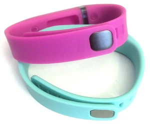 2 large PINK, TEAL for FitBit FLEX Wristband/Bracelet Only (NO TRACKER) - Picture 1 of 1