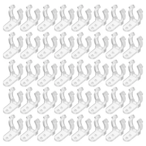 200 Pz Clip per Tubo Luminoso da Esterno Supporto per Lampada a Tubo Fluorescente - Foto 1 di 12