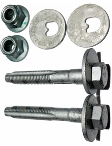 Genuine VW Audi Upper Rear Suspension 2x Eccentric Bolt Nut Kit Camber x2 - Picture 1 of 5