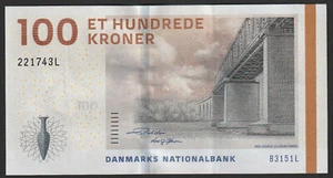 Denmark 100 Kroner 2015 UNC Sign. 3 - Picture 1 of 2