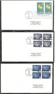 US SC # 2535-2536-2537 Love FDC. Uncacheted - Picture 1 of 1