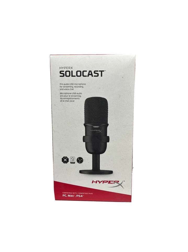 HyperX Solocast Microphone. Compatible with pc, mac, and ps4. - Image 1 of 1