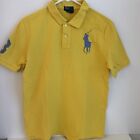 Polo Ralph Lauren Big Pony Boys Polo Shirt XL 18-20 Yellow
