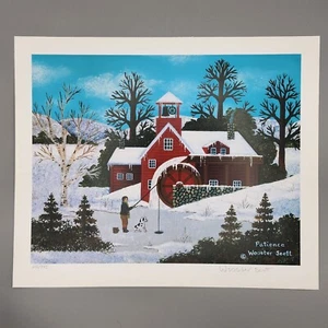 Jane Wooster Scott "Patience" Lithograph Paper Print, 1997 Signed & Numbered - Picture 1 of 7