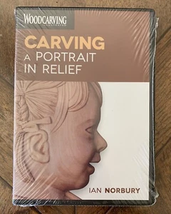 Ian Norbury Carving A Portrait In Relief DVD lessons NEW woodcarving - Picture 1 of 2