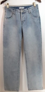 Adika Damen Light Washed Jeans Boyfriend Jeans Straight Leg Größe S (29/30") Y2K - Bild 1 von 6