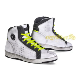 Zapatos Stylmartin Sector White Botines en Bicicleta Blancos Con Protecciones - Imagen 1 de 4