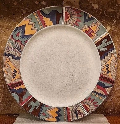 Винтажная обеденная тарелка Studio Nova Deer Run 11 дюймов - блюдо  - Изображение 1 из 2