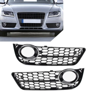Wabengitter Frontstoßstangen Gitter Abdeckung für Audi A5 2008–2011 Chrom - Bild 1 von 11