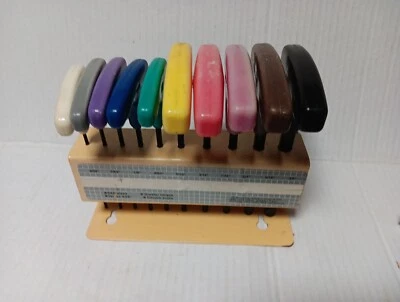 Juego de llaves hexagonales con mango en T de colección de 10 piezas 3/32 7/64 1/8 9/64 5/32 3/16 1/4" 3/8" Foto 1 de 4