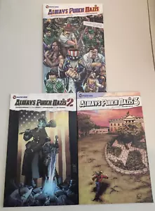 Always Punch Nazis Kickstarter Comic Lot 1 2 3 - Ben Ferrari - Bild 1 von 2
