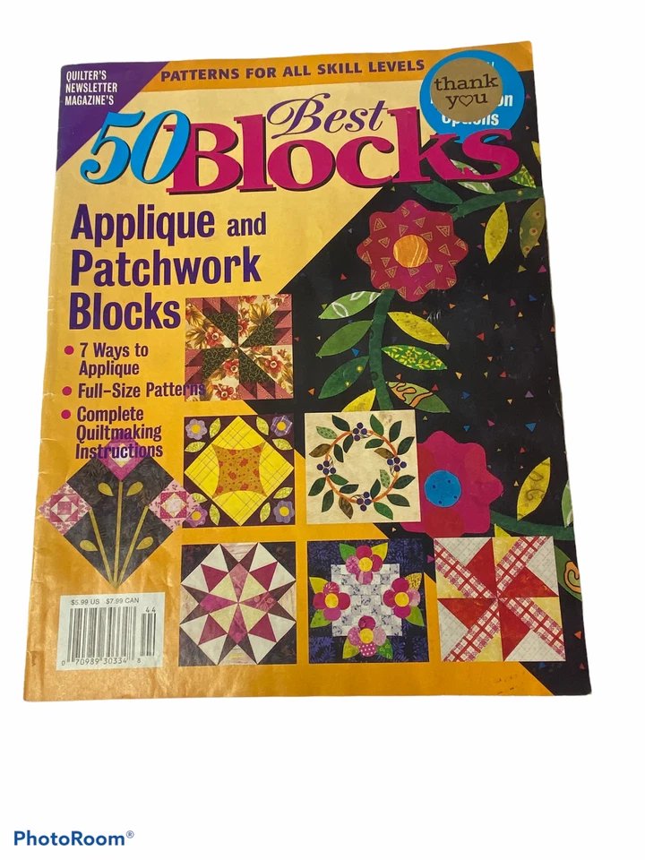 Quilter's Newsletter Magazine 50 Best Blocks 2003 - Image 1 of 1