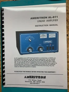 Ameritron AL-811 Betriebs- & Bedienungsanleitung hochwertig, Kunststoffabdeckungen - Bild 1 von 1