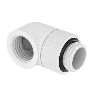 Barrow Adapter 90 Grad G1/4 Zoll AG auf G1/4 Zoll IG - drehbar, weiß - Bild 1 von 1