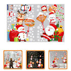 Christmas Stickers Winsow Snowflake Window Decorations Clings Glass