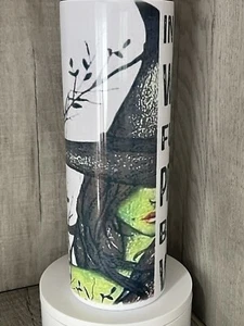 Graphic Skinny Tumbler - In A World Full Of Princess Be A Witch - 20oz with Straw - Bild 1 von 5